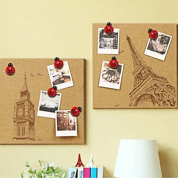 NWT Set of 30 Ladybug Thumbtacks - Picture 4 of 4